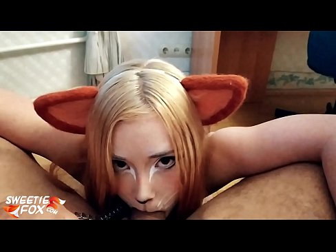 ❤️ Kitsune gbe dick ati pẹlu ni ẹnu rẹ si wa ﹏